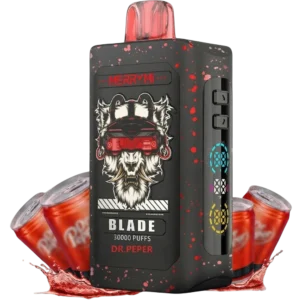 Jednorazowy e-papieros Blade 30K smak Dr. Pepper (napój gazowany).
