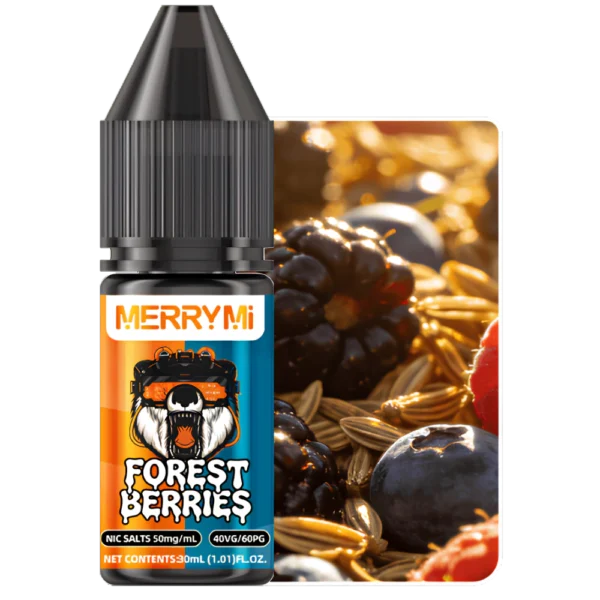 E-liquid Forest Berries 30ml 5% nikotyny. Płyn do e-papierosów o smaku mieszanki owoców leśnych.
