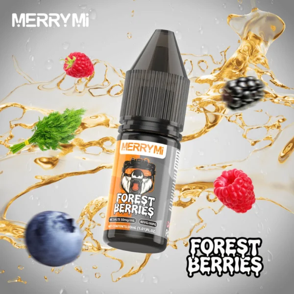 E-liquid Forest Berries 30ml 5% nikotyny. Płyn do e-papierosów o smaku mieszanki owoców leśnych.