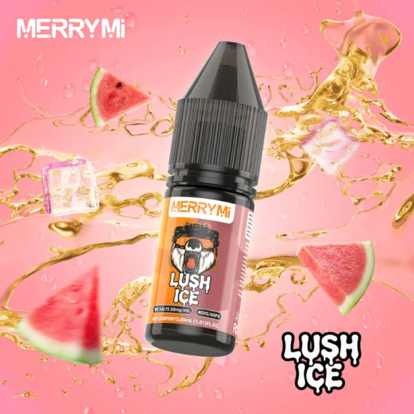 E-liquid Lush Ice 30ml 5% nikotyny. Klasyczny płyn do e-papierosa o smaku mrożonego arbuza.